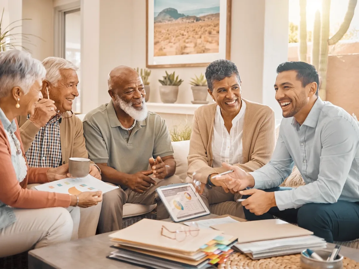 Illustration representing supplemental health coverage for retirees